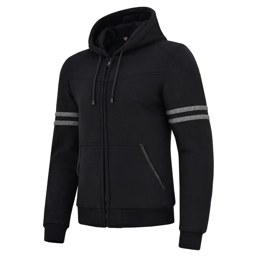 Men's Kevlar Motorcycle Hoodie Level 2 Armored