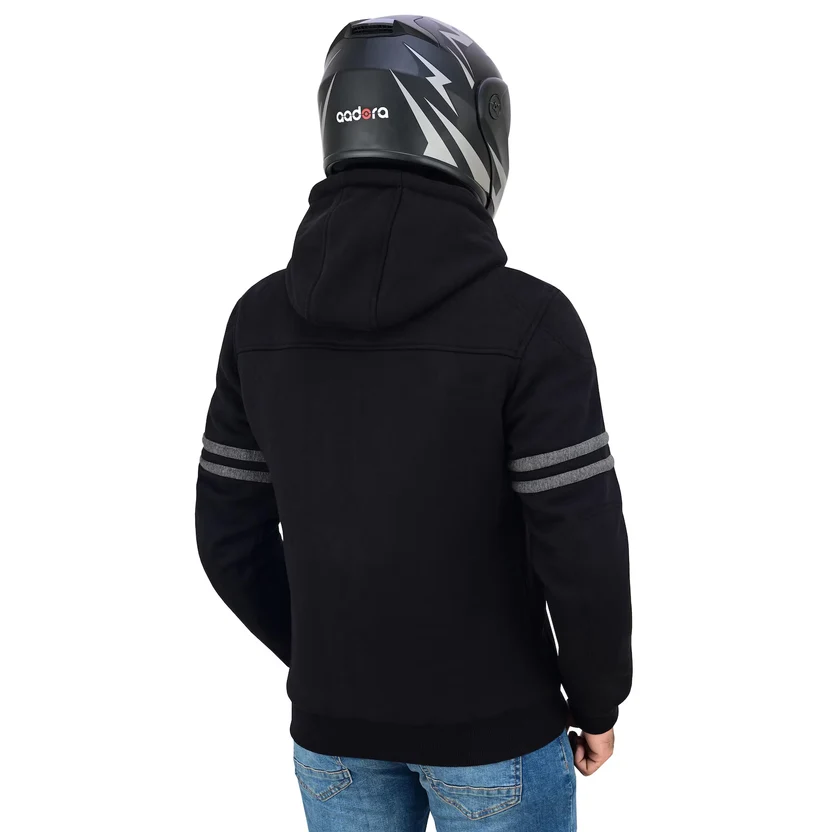 Men's Kevlar Motorcycle Hoodie Level 2 Armored