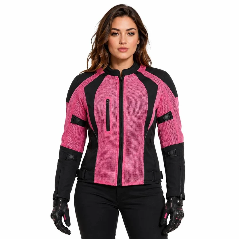 Women's Motorcycle Breathable Mesh Riding Jacket